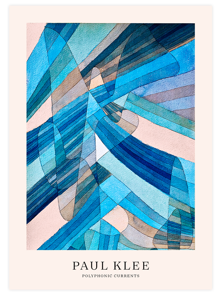 Klee Polyphone Strömungen - Art Print