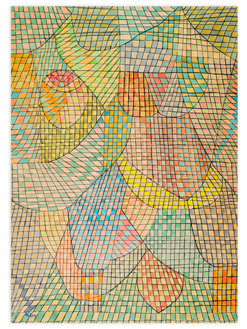 Paul Klee Veiled - Art Print