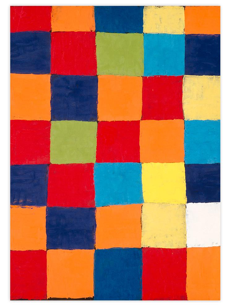 Paul Klee Colour Table Qu 1 - Art Print Ürün ana görseli