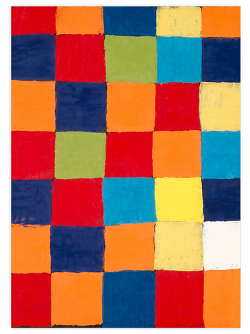 Paul Klee Colour Table Qu 1 - Art Print