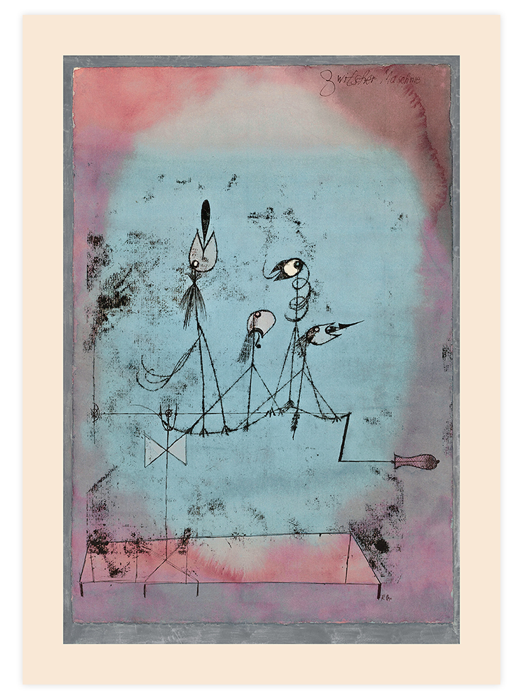 Paul Klee Twittering Machine - Art Print