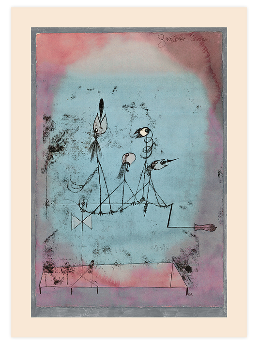 Paul Klee Twittering Machine - Art Print
