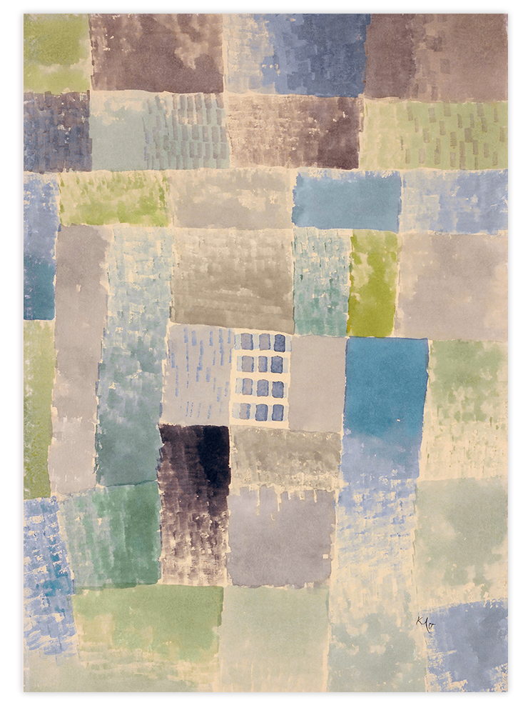 Klee First House of a Settlement - Art Print Ürün ana görseli