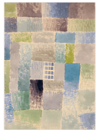 Klee First House of a Settlement - Art Print