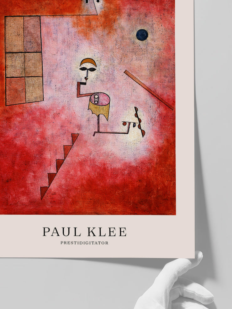 Klee Prestidigitator - Art Print  Poster