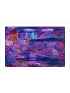 Klee  River Engineering Landscape - Art Print