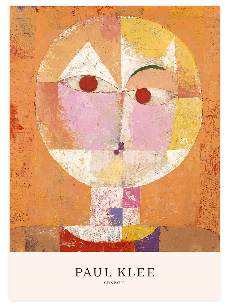 Paul Klee Senecio - Art Print