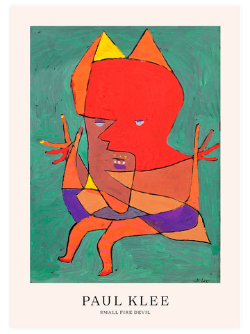 Klee Small Fire Devil - Art Print