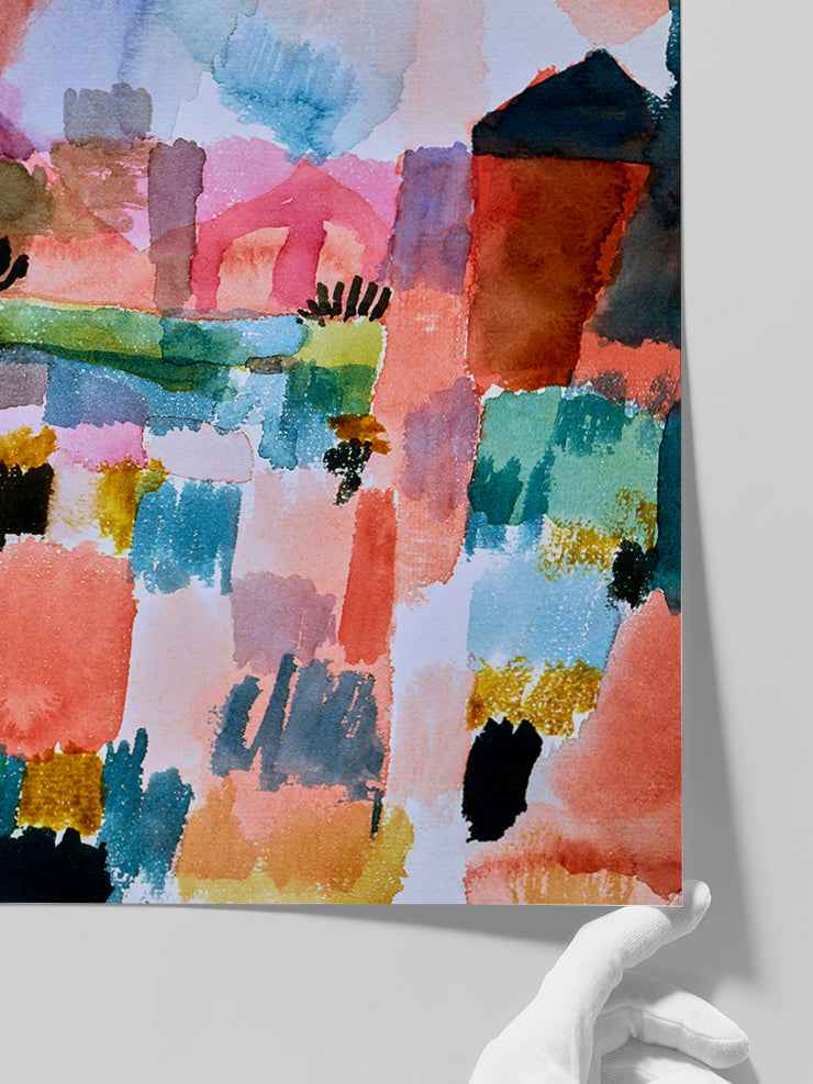Klee St-Germain near Tunis - Art Print  Poster
