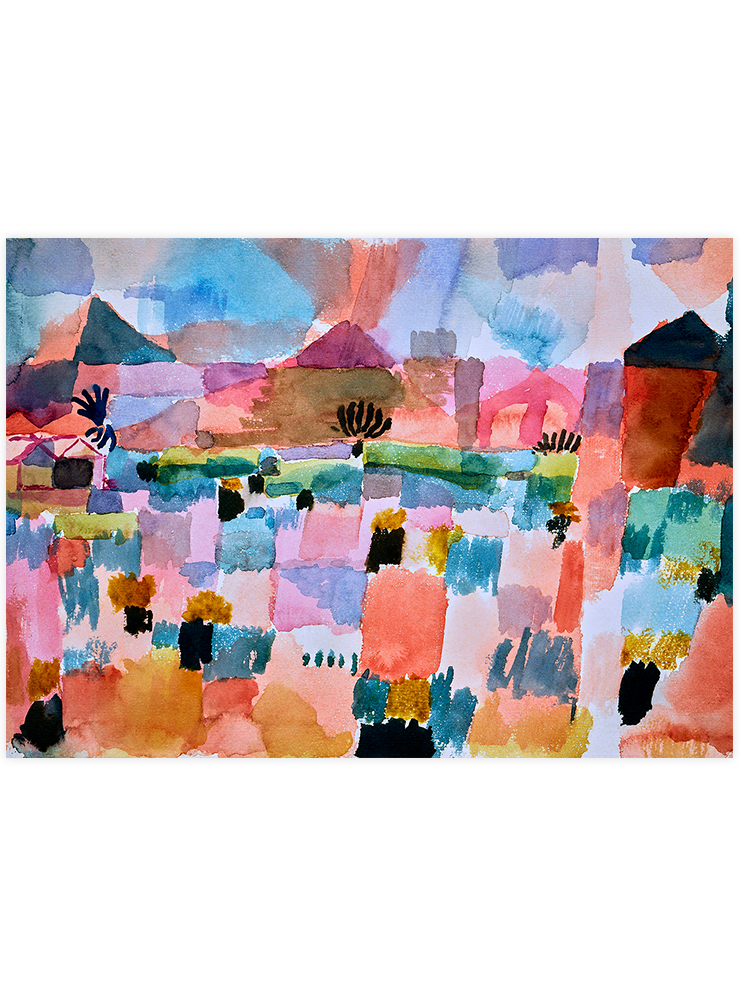 Klee St-Germain near Tunis - Art Print Ürün ana görseli