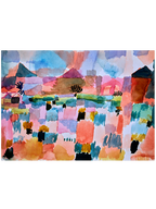 Klee St-Germain near Tunis - Art Print
