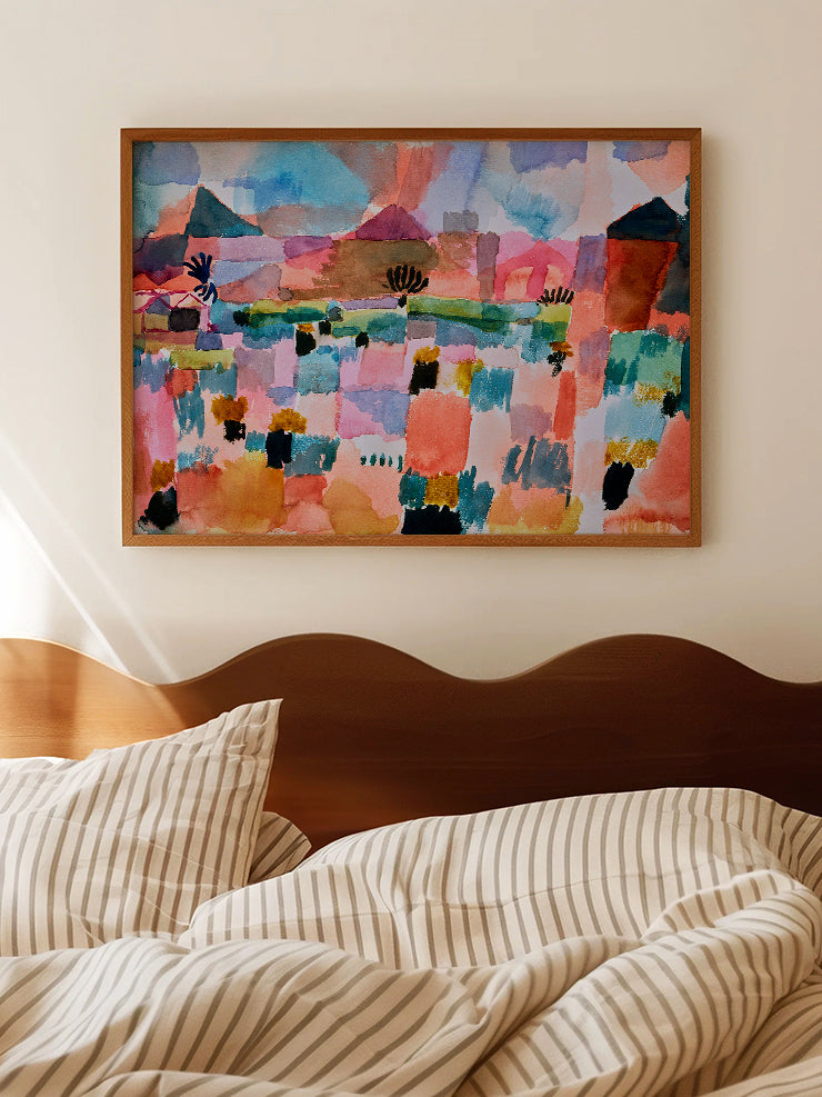 Klee St-Germain near Tunis - Art Print  Poster