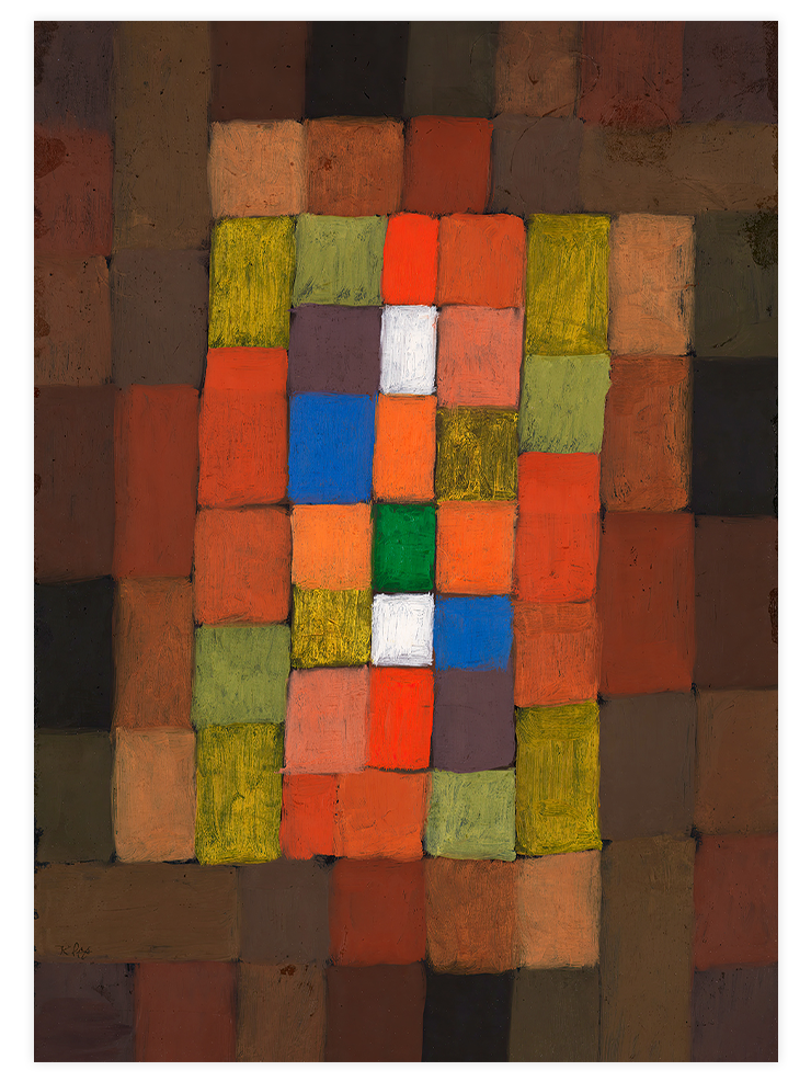 Klee Static Dynamic Gradation - Art Print Ürün ana görseli