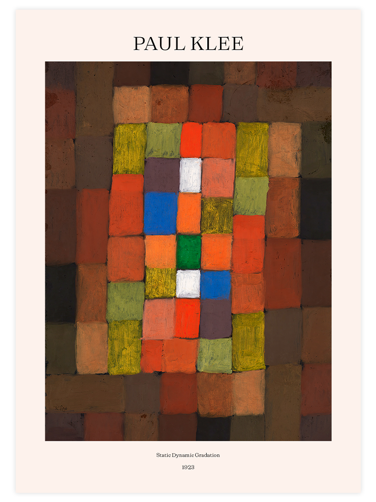 Klee Statik Dinamik Derecelendirme - Art Print Ürün ana görseli