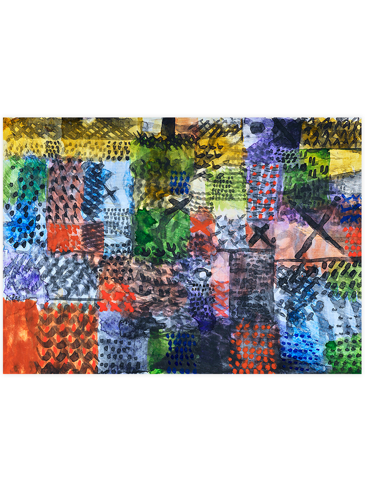 Klee Stickerei - Art Print Ürün ana görseli