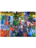 Klee Stickerei - Art Print