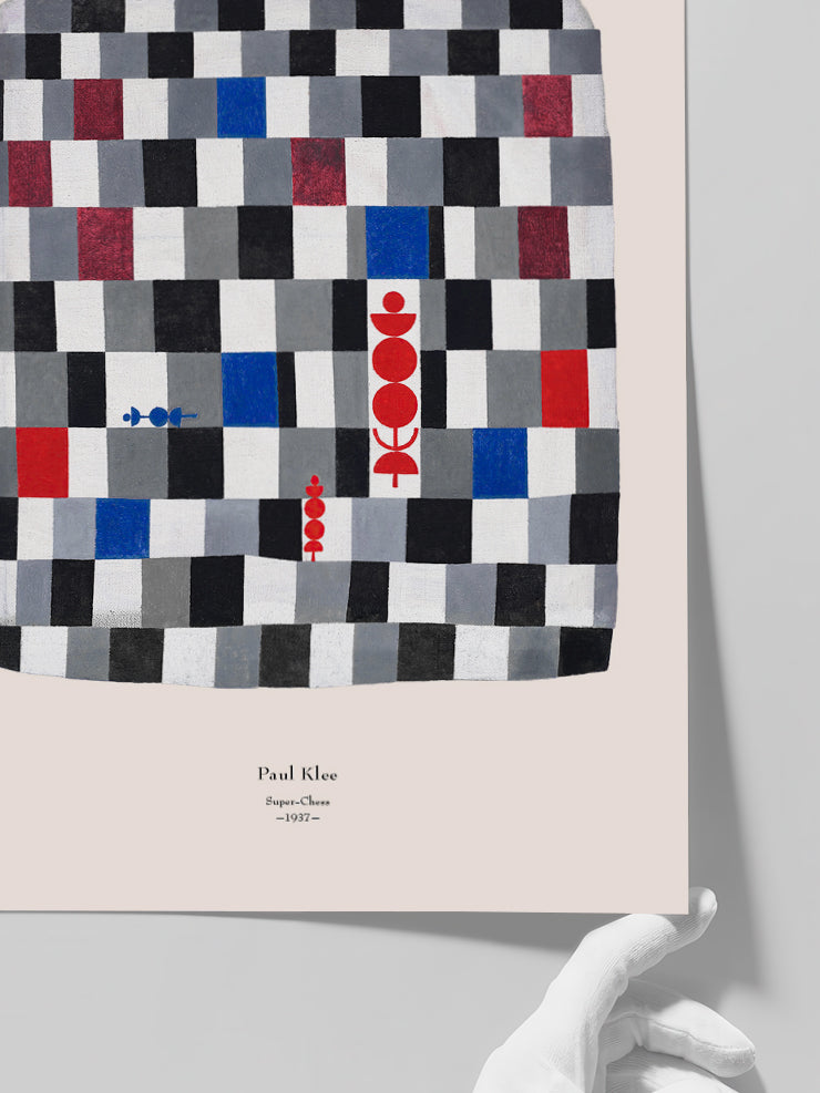 Klee Super Chess - Art Print  Poster