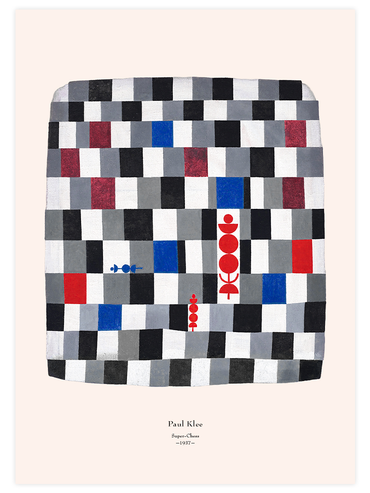 Klee Super Chess - Art Print