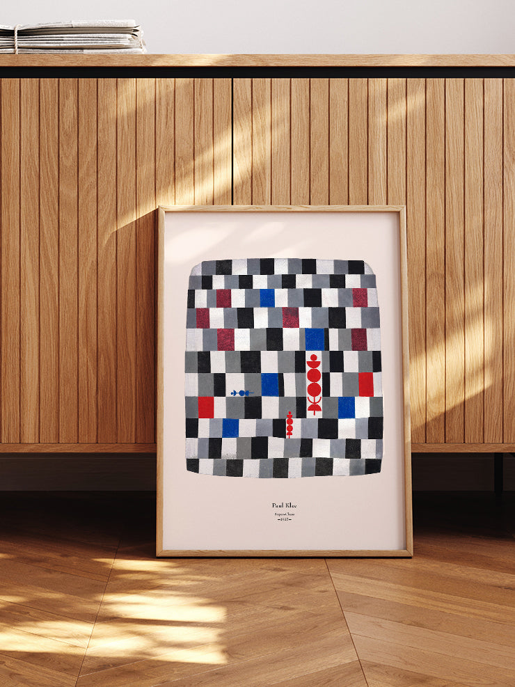 Klee Super Chess - Art Print  Poster