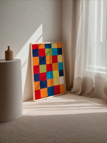 Paul Klee Colour Table Qu 1 - Art Print