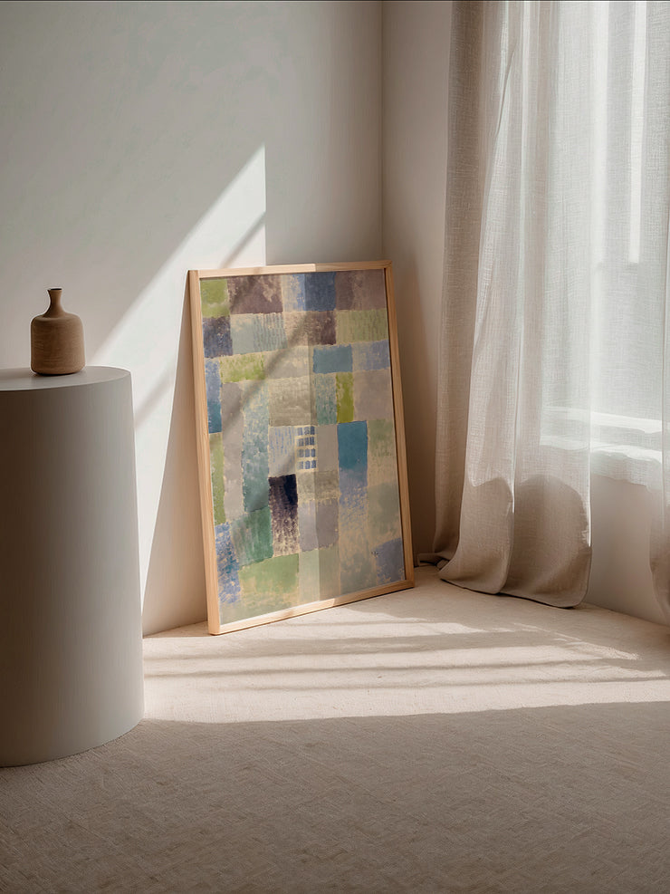 Klee First House of a Settlement - Art Print