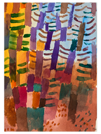 Klee Pine Forest - Art Print
