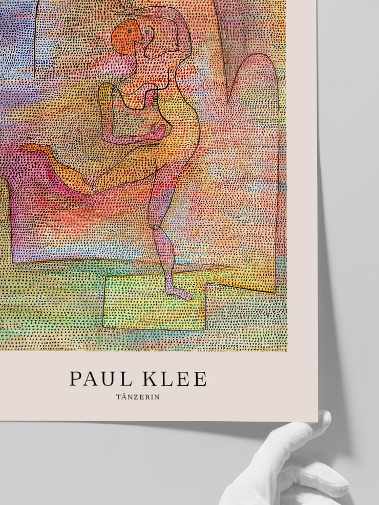 Klee Tänzerin - Art Print  Poster