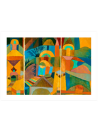 Klee Temple Gardens - Art Print