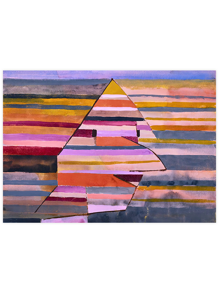 Klee The Clown Pyramidal - Art Print