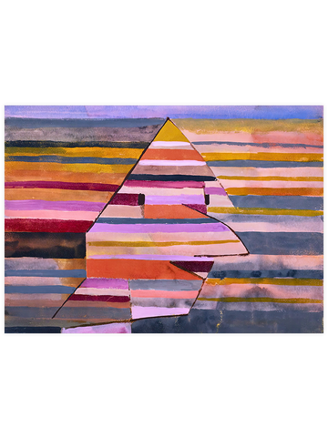 Klee The Clown Pyramidal - Art Print