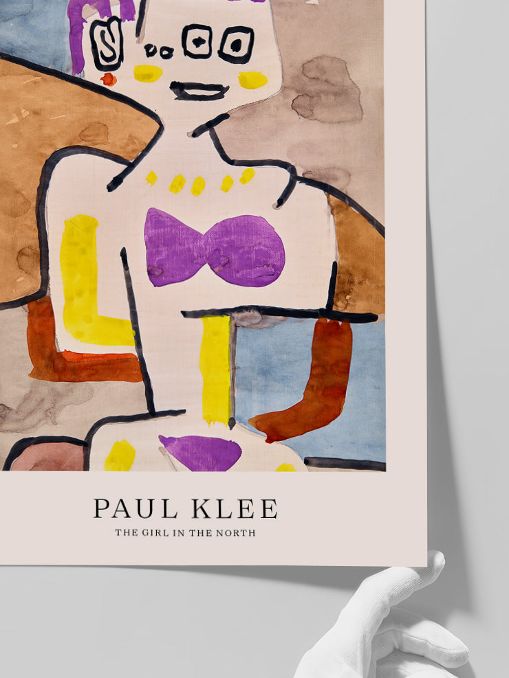 Klee The Girl in the North - Art Print  Poster
