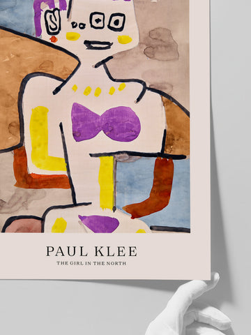 Klee The Girl in the North - Art Print