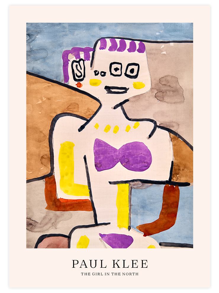 Klee The Girl in the North - Art Print Ürün ana görseli