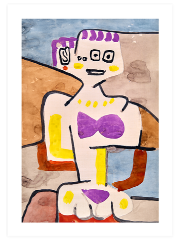 Klee Mädchen im Norden - Art Print