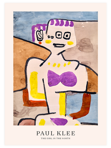 Klee The Girl in the North - Art Print