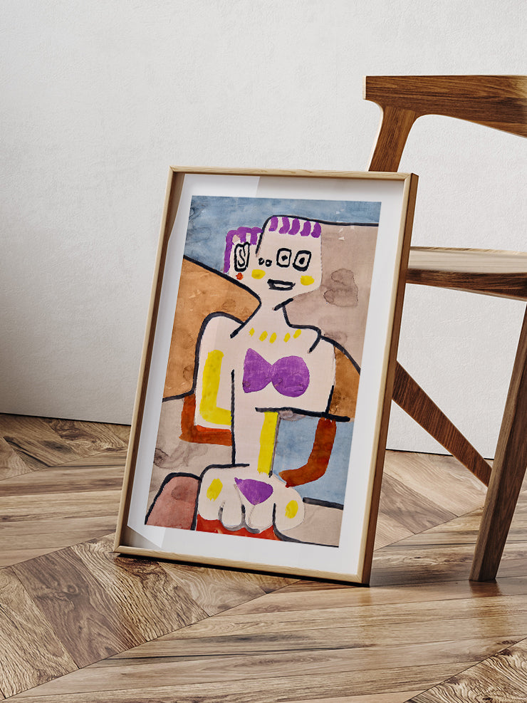 Klee Mädchen im Norden - Art Print