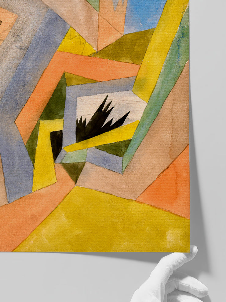 Klee Die Idee der Tannen - Art Print  Poster