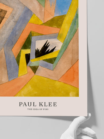 Klee The Idea of Firs - Art Print