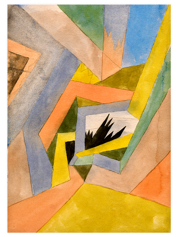 Klee Die Idee der Tannen - Art Print