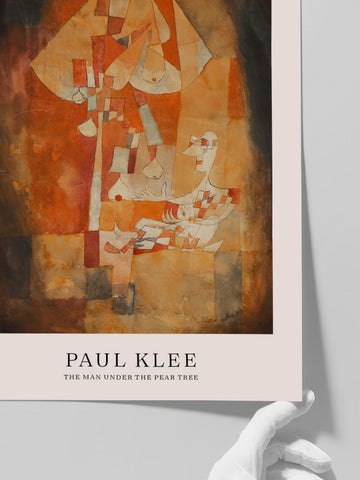 Klee The Man under the Pear Tree - Art Print