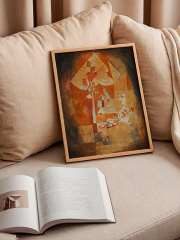 Klee Armut Ağacının Altındaki Adam - Art Print