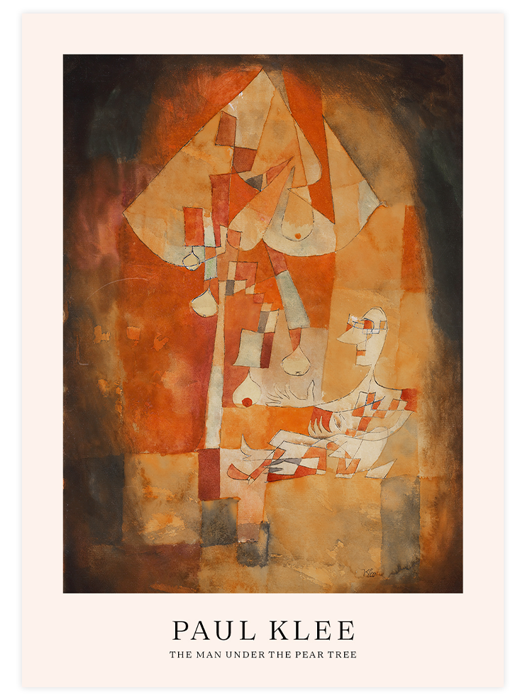 Klee The Man under the Pear Tree - Art Print Ürün ana görseli