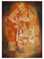 Klee Armut Ağacının Altındaki Adam - Art Print