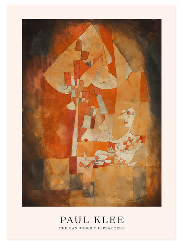 Klee The Man under the Pear Tree - Art Print