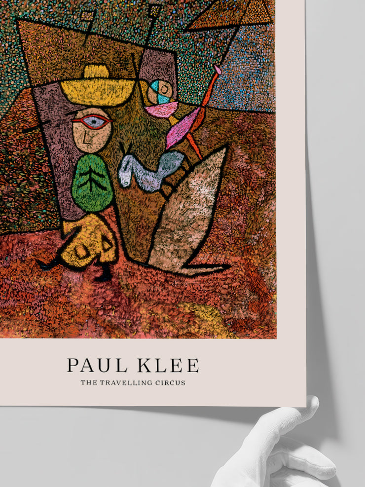 Klee The Travelling Circus - Art Print  Poster