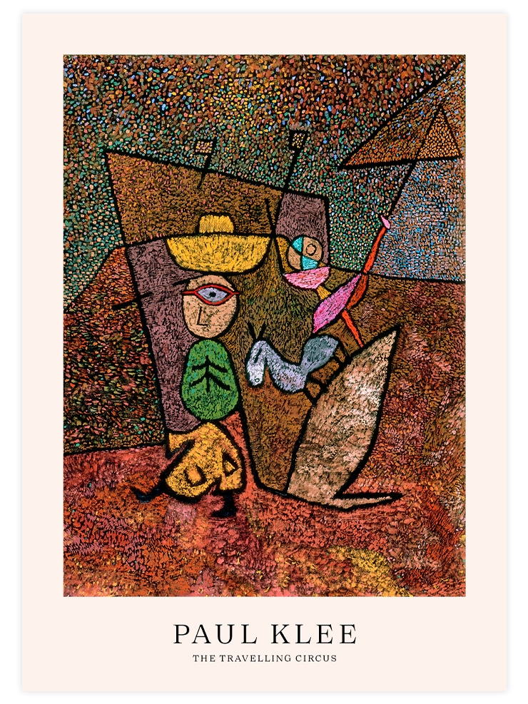 Klee The Travelling Circus - Art Print Ürün ana görseli