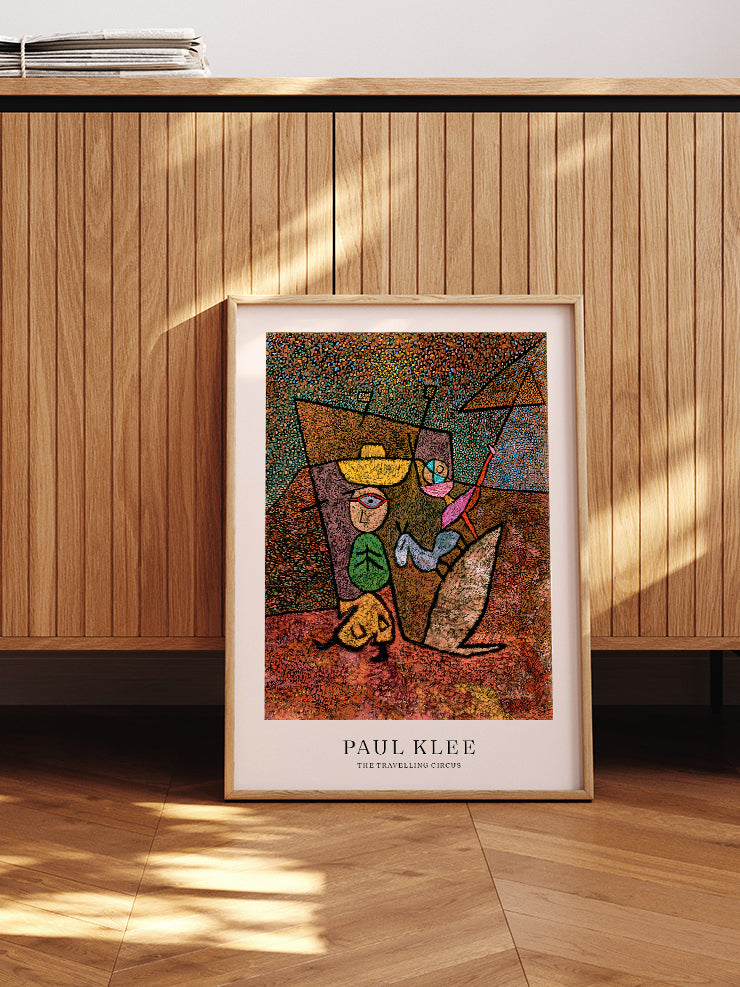 Klee The Travelling Circus - Art Print  Poster