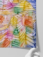 Klee Theater Mountain Construction - Art Print