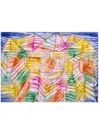 Klee Theater Mountain Construction - Art Print