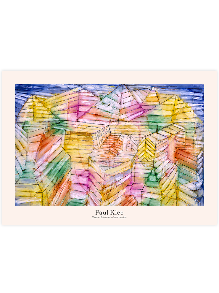 Klee Tiyatro Dağ İnşaat - Art Print Ürün ana görseli